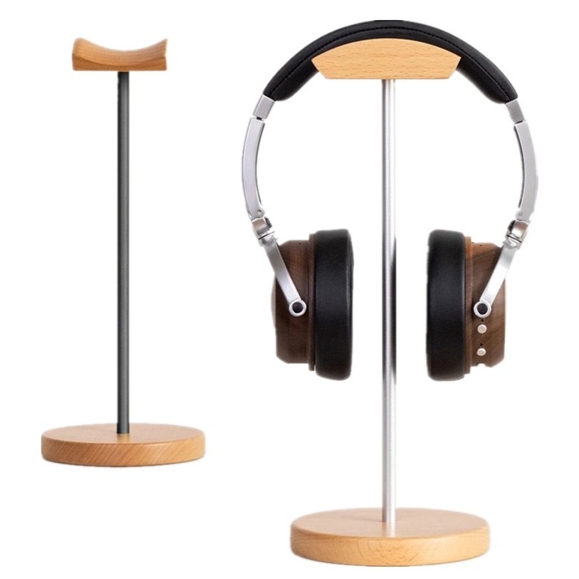 Black Walnut Wood & Aluminum H - Headphone Stand Desk avis et prix