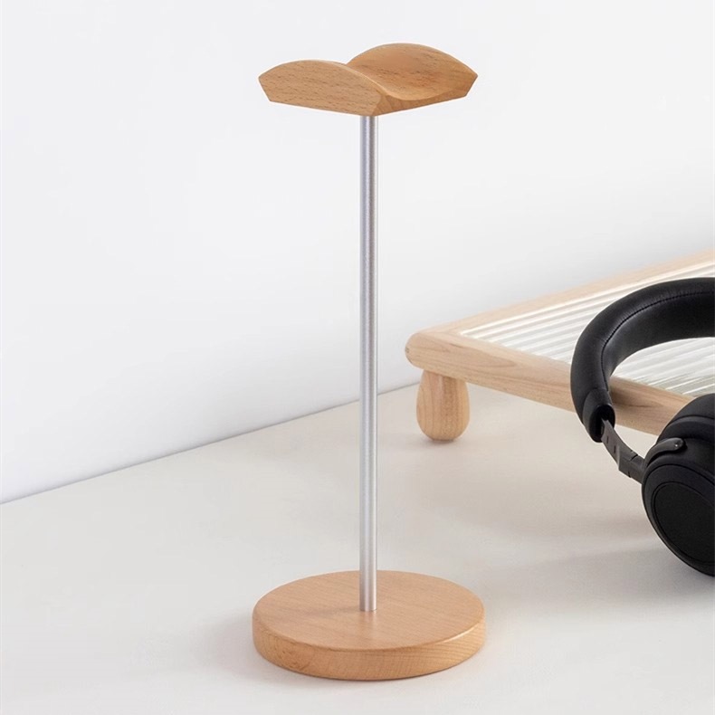 Black Walnut Wood & Aluminum H - Headphone Stand Desk avis et prix