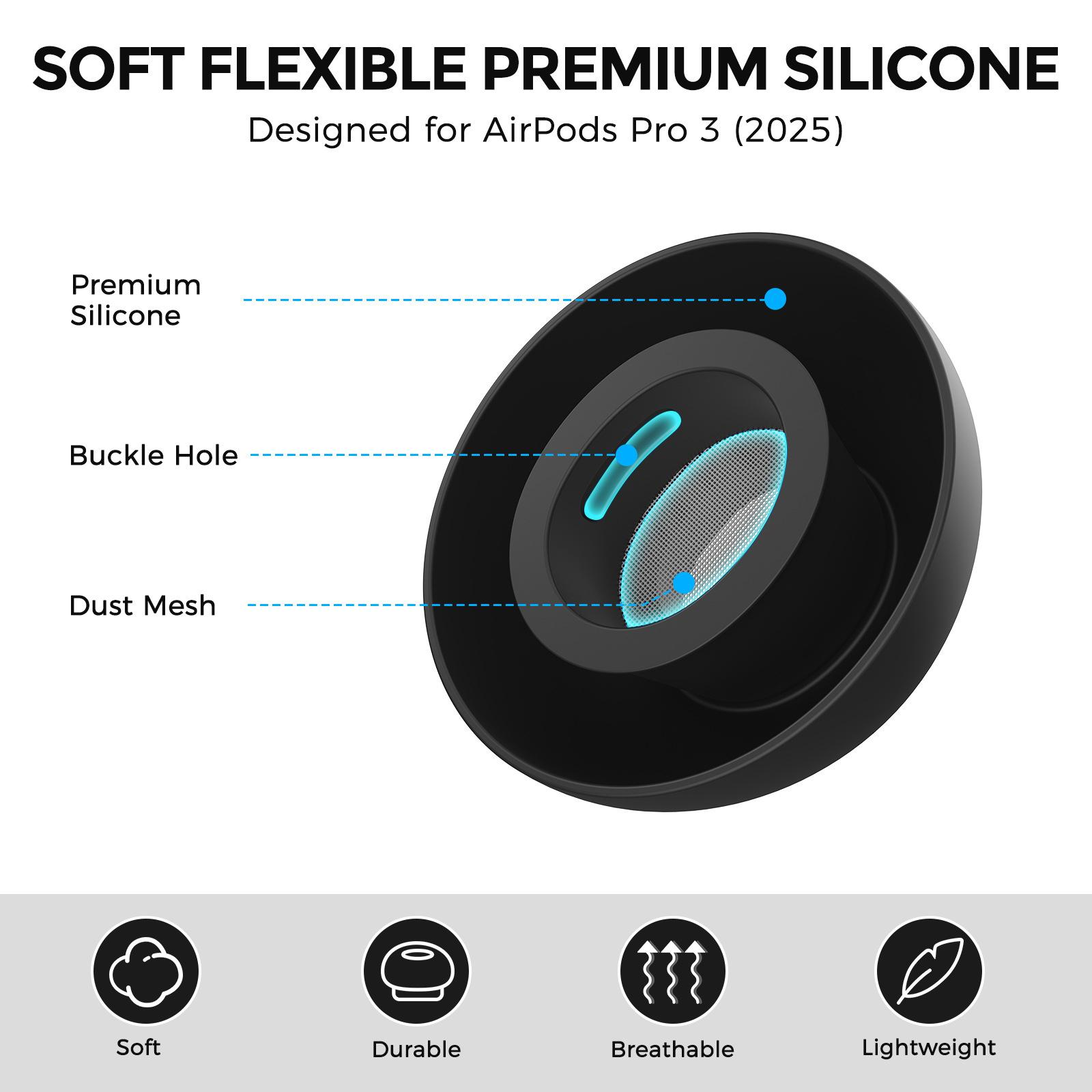 For AirPods Pro 3 XDcase 4 Pai - Silicone Ear Tip Replacement avis et prix