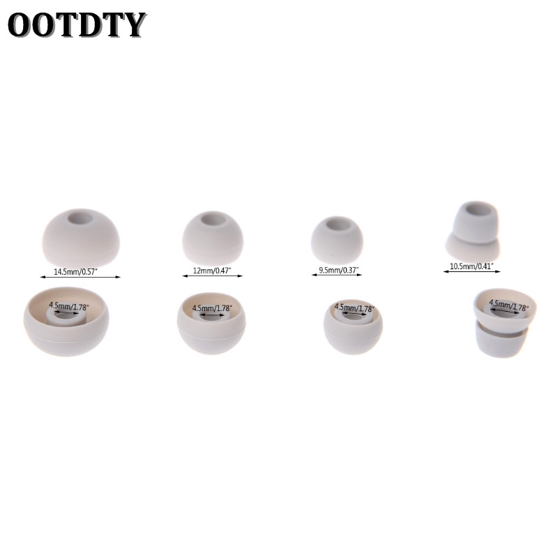 OOTDTY 4 Pairs Silicone Earbud - Earphone Foam Tip avis et prix