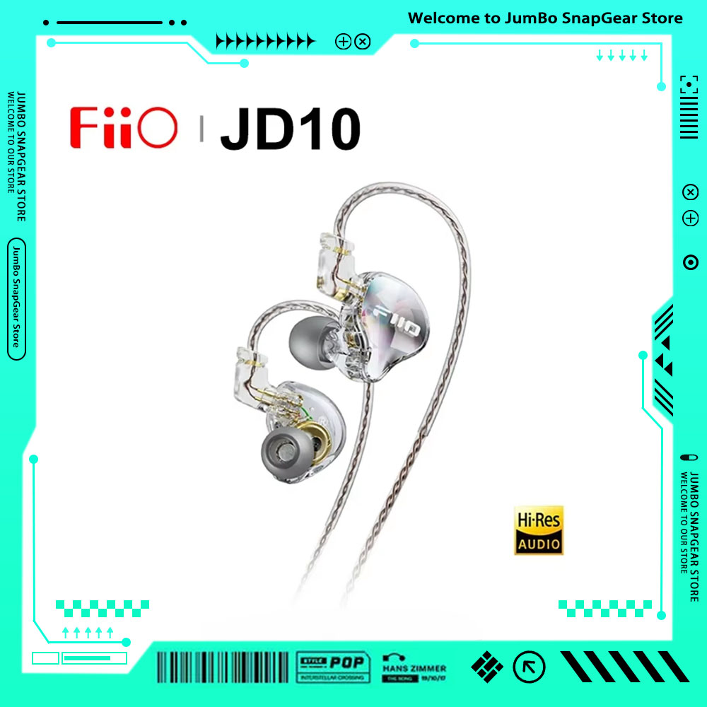 FiiO JD10 3.5mm / Type-C Wired - Audiophile Headphone Wired avis et prix