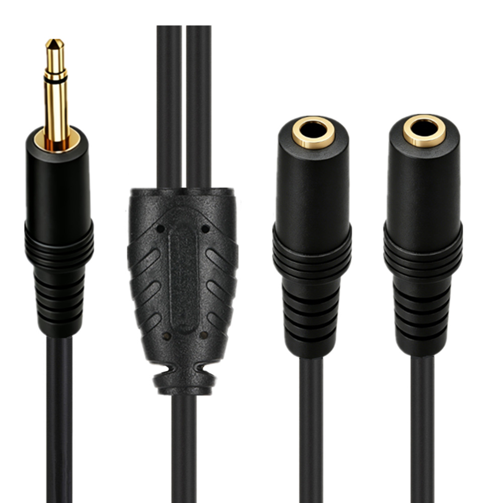 3.5mm TS Mono Male To Dual 3.5 - Earphone Splitter Jack avis et prix