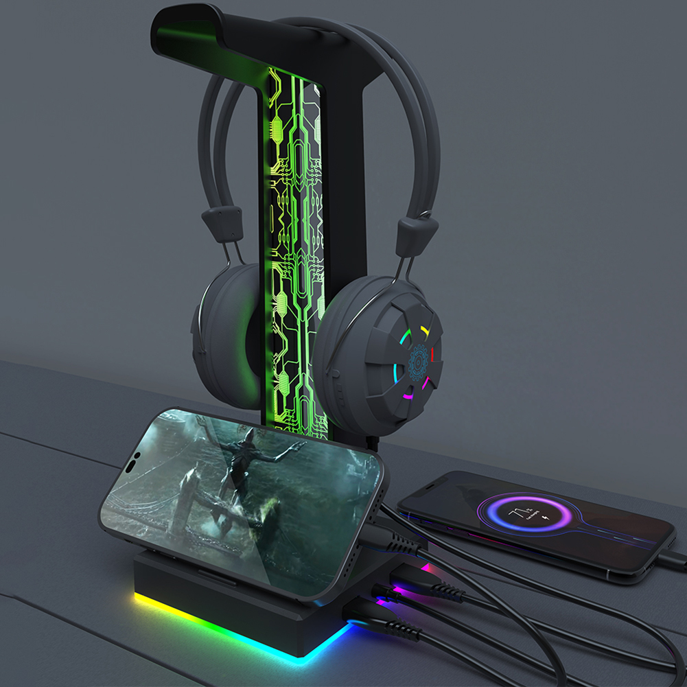 RGB Gaming Headphone Stand Dua - Gaming Headset Rgb avis et prix